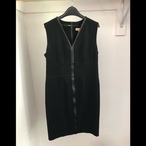 Black Burberry sheath dress